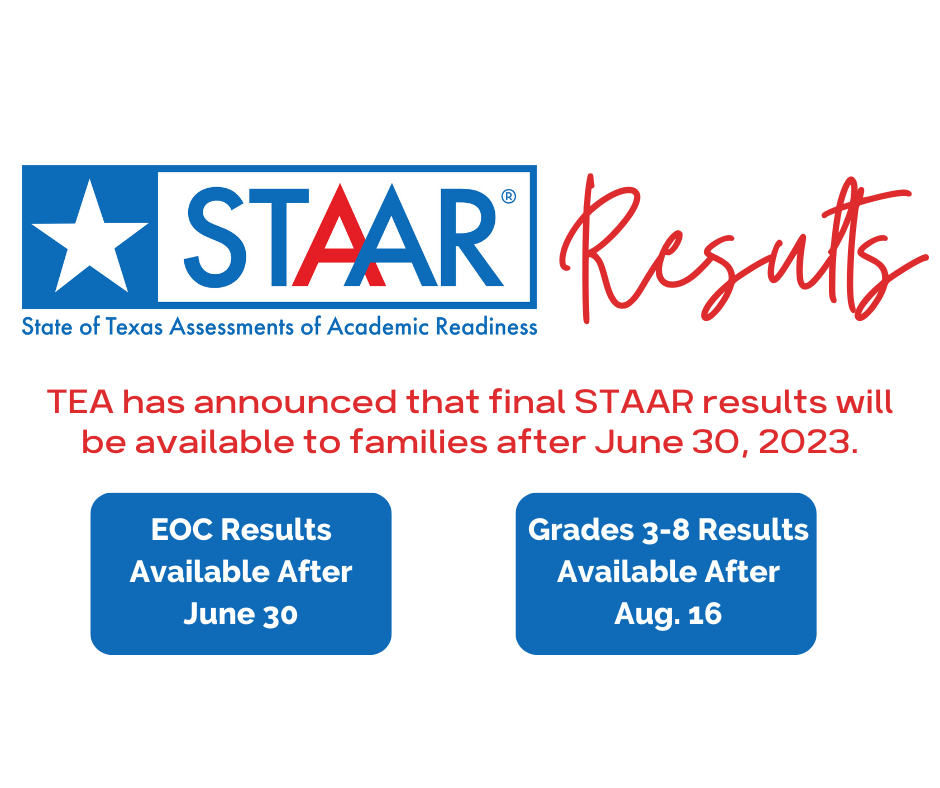 STAAR Results Available after June 30, 2023 | Hoover Elementary
